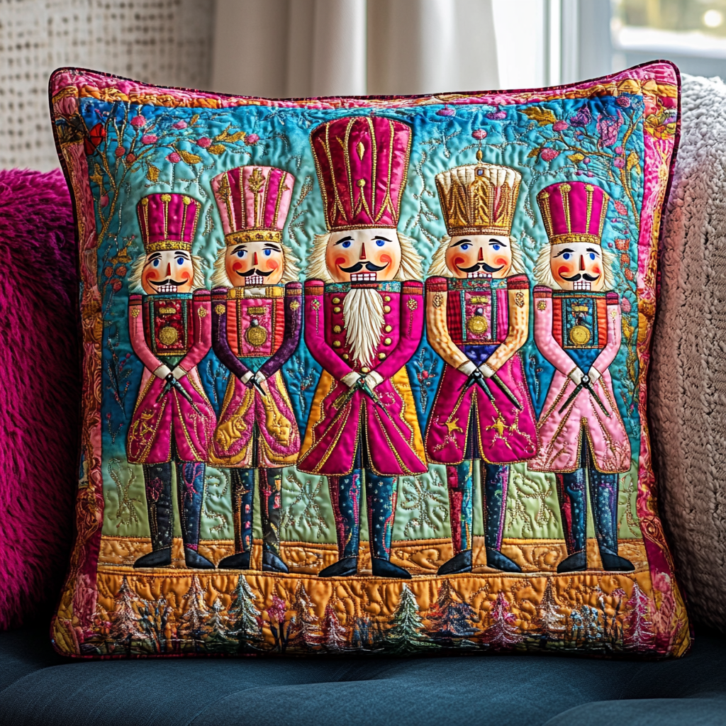 Enchanted Nutcracker Quilted Pillow Case NCU0TL1615