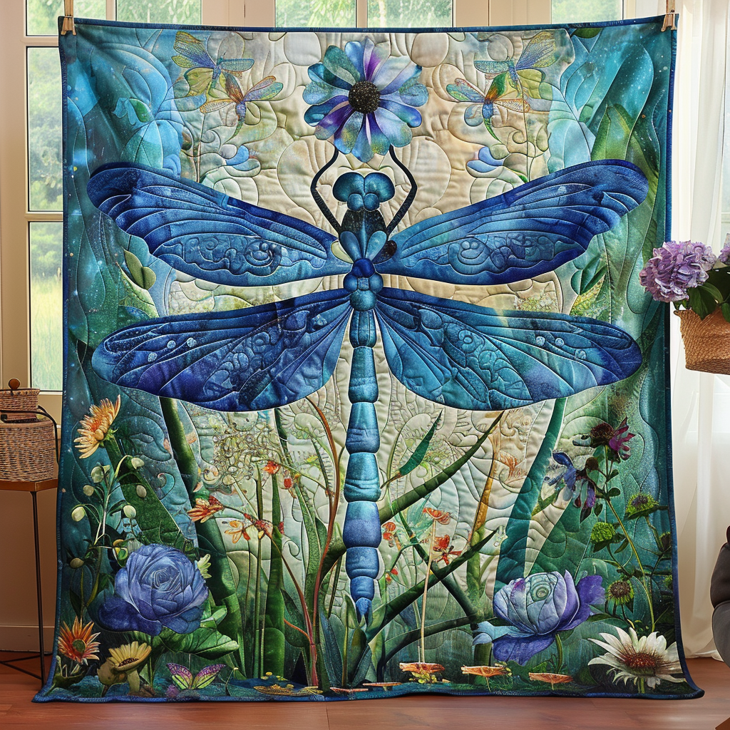 Ephemeral Wings Quilted Blanket NCU0DK021