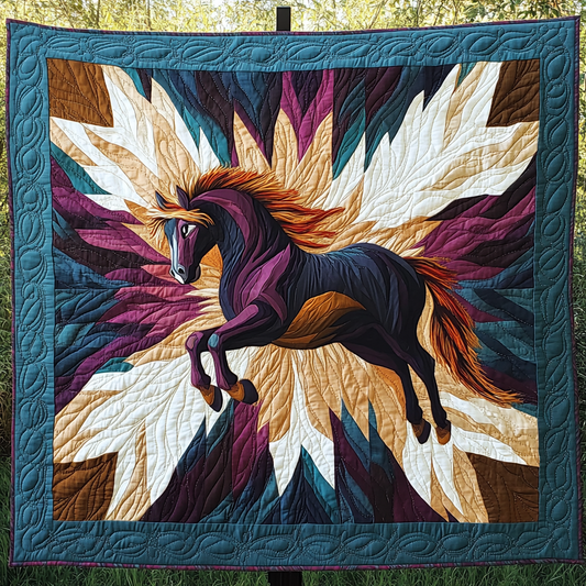 Equestrian Dream Quilted Blanket NCU0DK2961