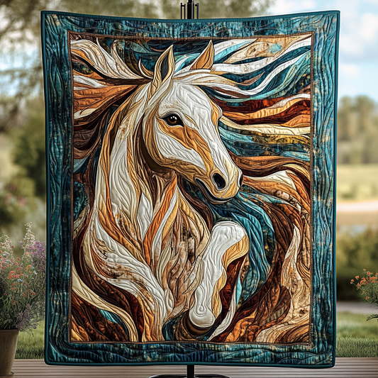 Equine Spirit Quilted Blanket NCU0DK2958