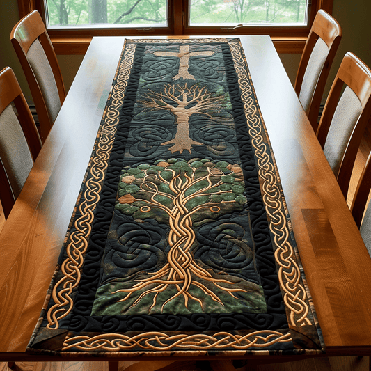 Eternal Growth Quilted Table Runner NCU0TH1734