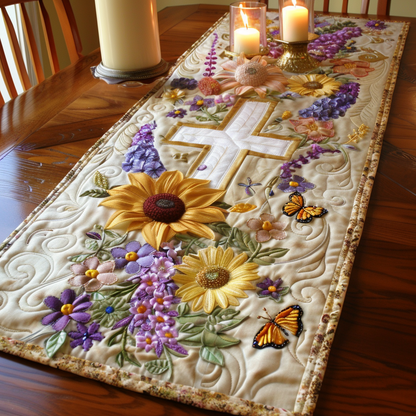 Eternal Spring Quilted Table Runner NCU0DV2111