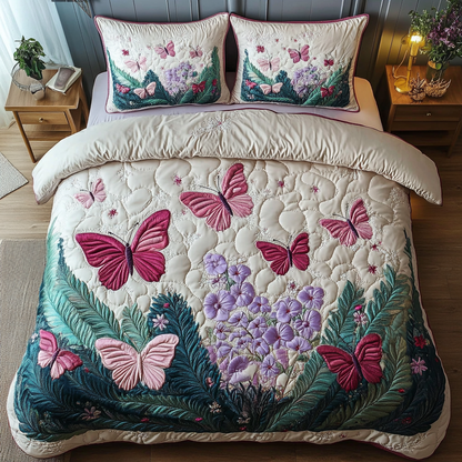 Ethereal Wings 3-Piece Quilted Bedding Set NCU0DK2874