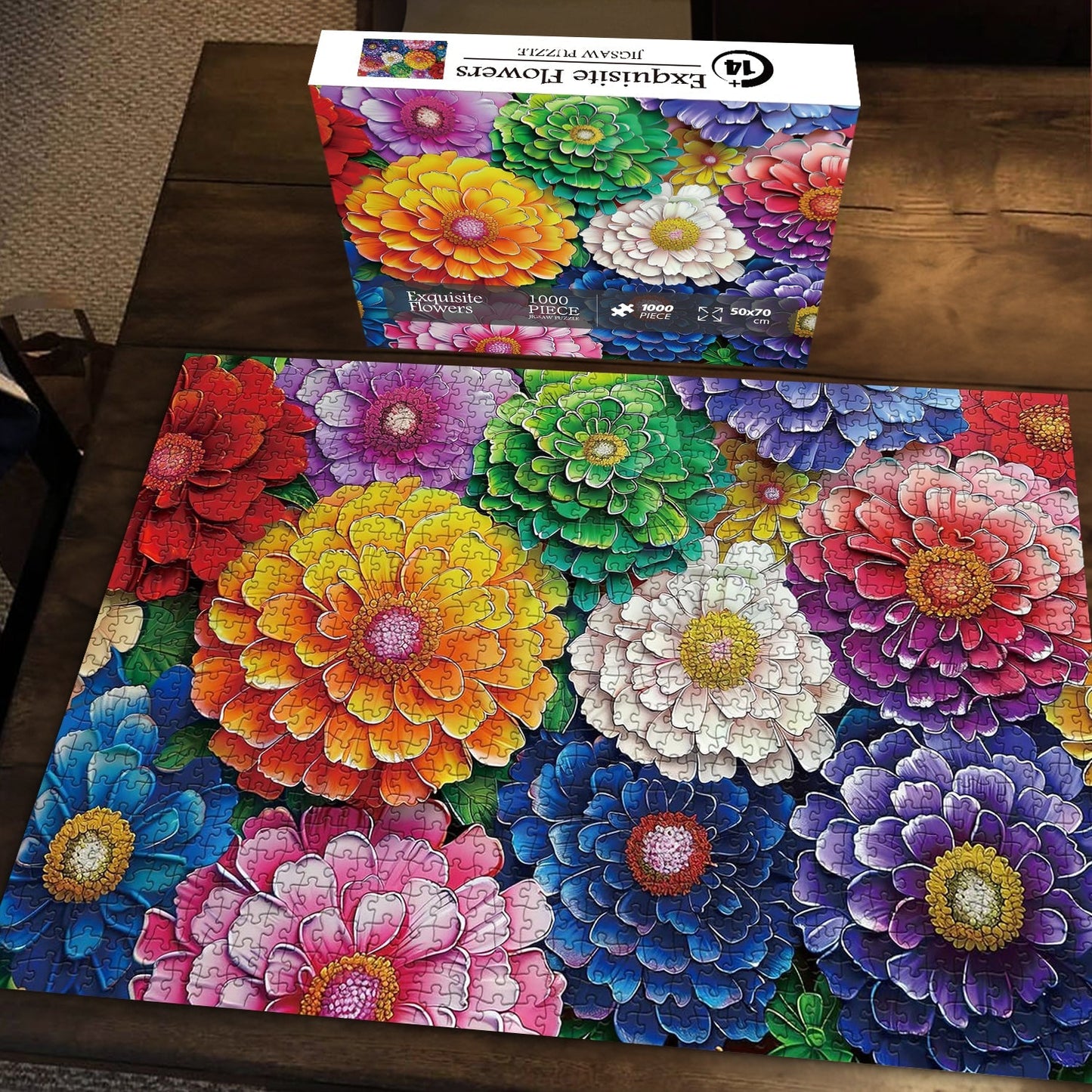 Exquisite Flowers Jigsaw Puzzle 1000 Pieces