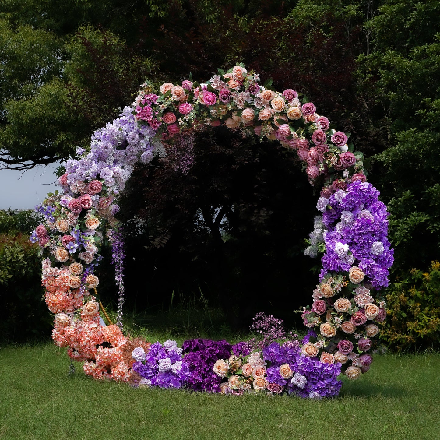 Bridget 2023 New Wedding Party Background Floral Arch Decoration