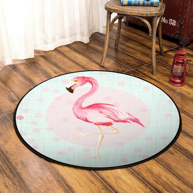 Flamingo CL070811MDC Round Area Rug