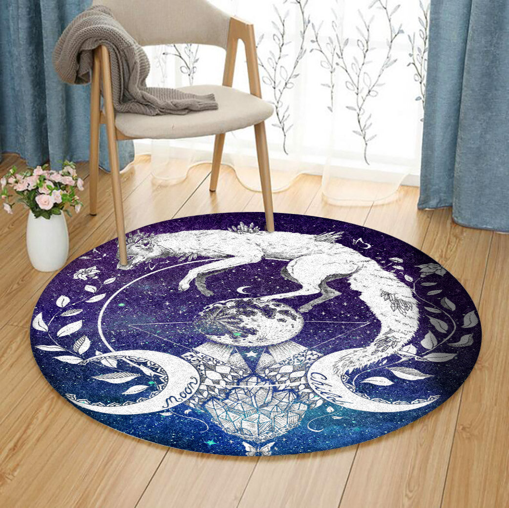 Fox CLA150806RR Round Area Rug