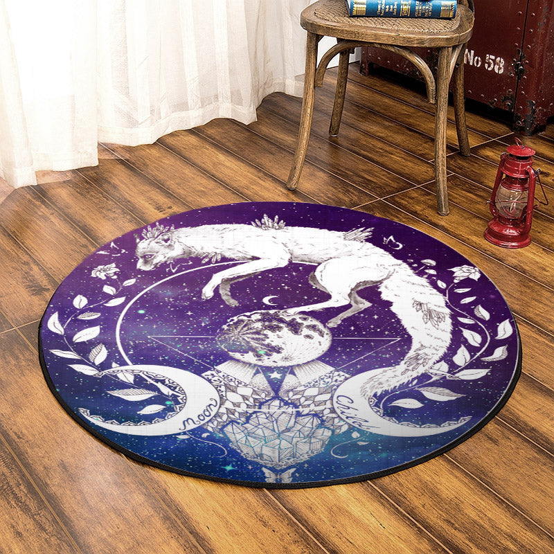 Fox CLA150806RR Round Area Rug