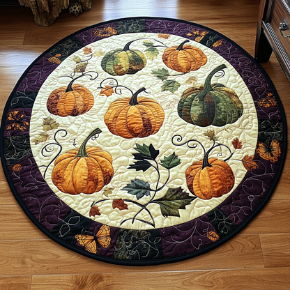 Fall Radiance Quilted Round Mat NCU0TL1368