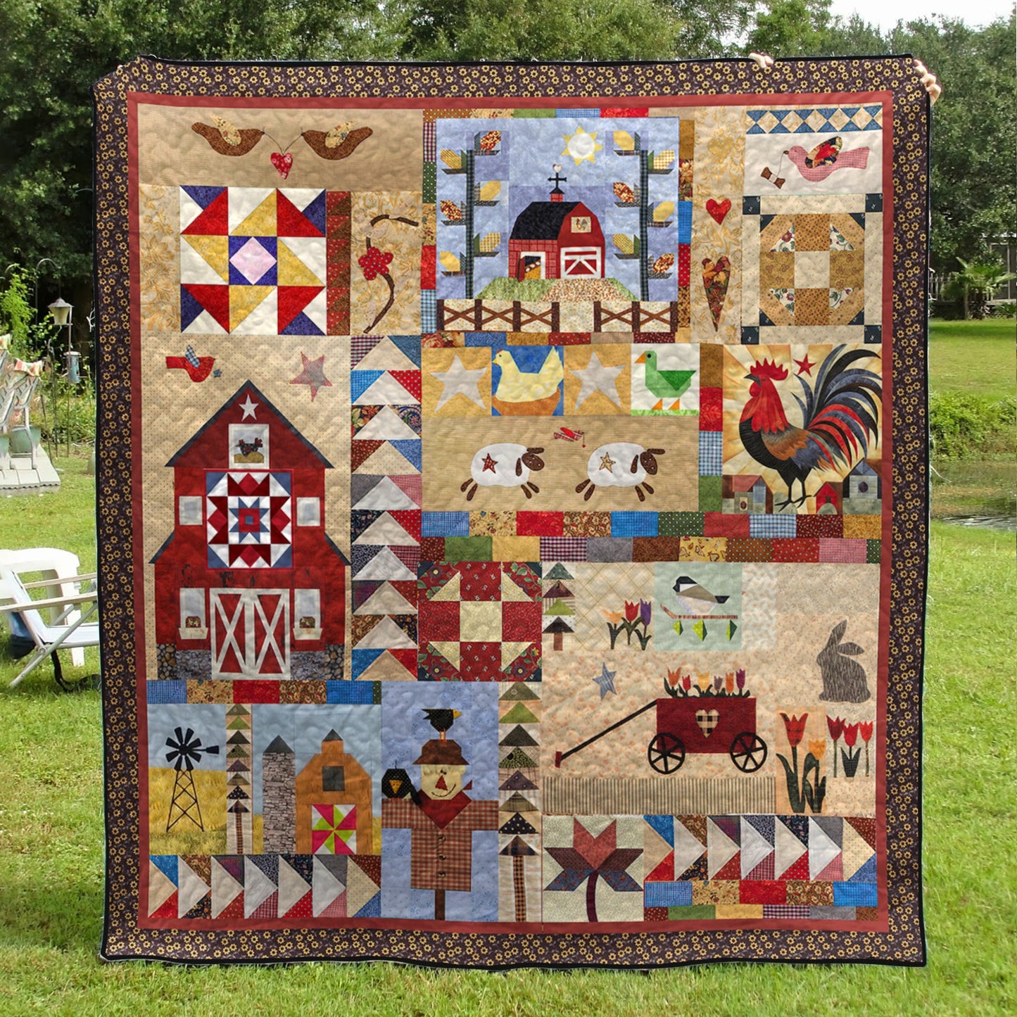 Farm TL11102302 Quilt Blanket