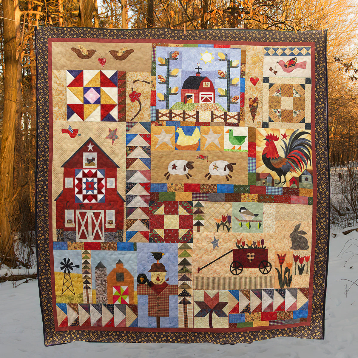 Farm TL11102302 Quilt Blanket