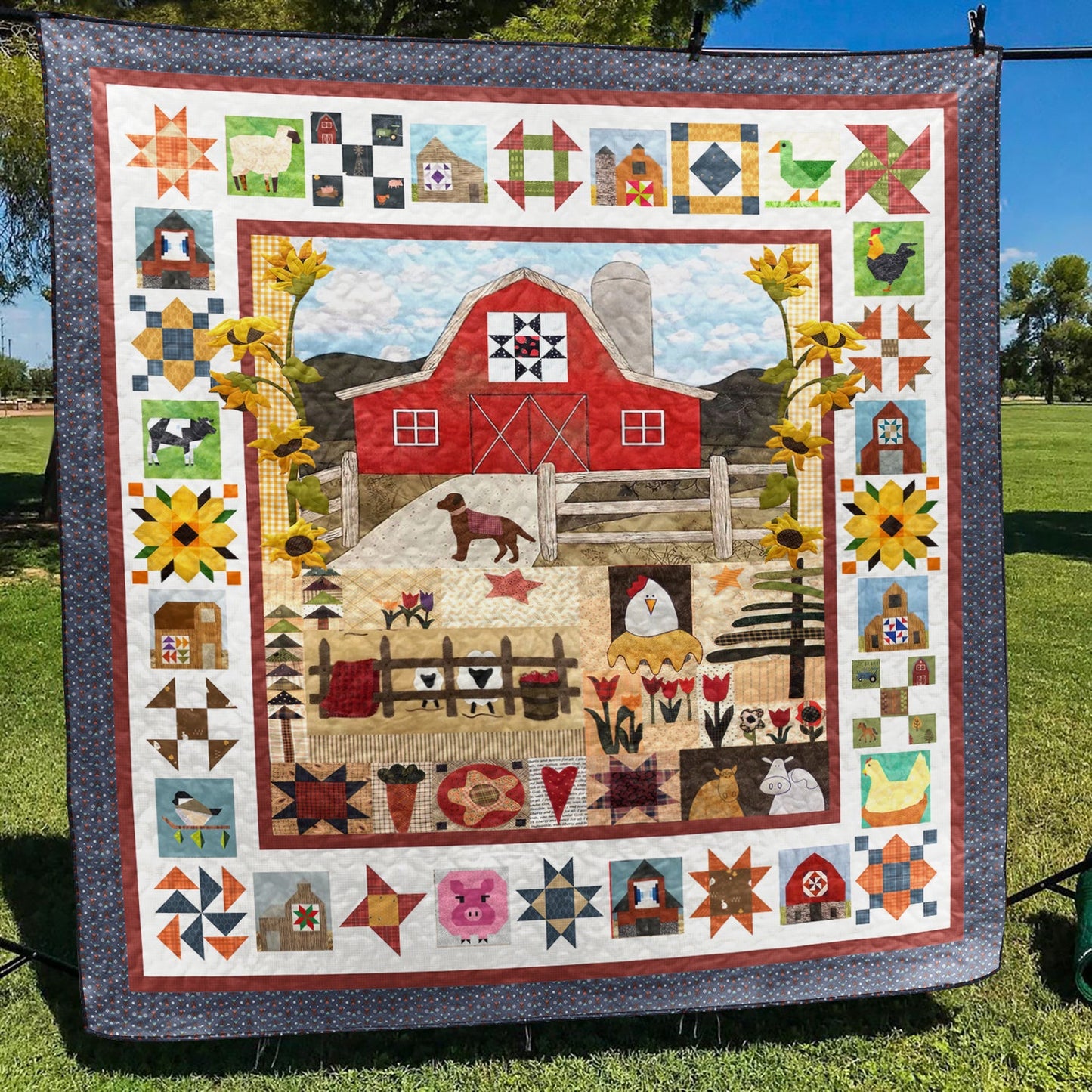 Farm TL11102303 Quilt Blanket