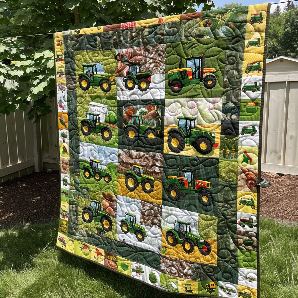 Farmyard Fantasy Quilted Blanket NCU0TH715