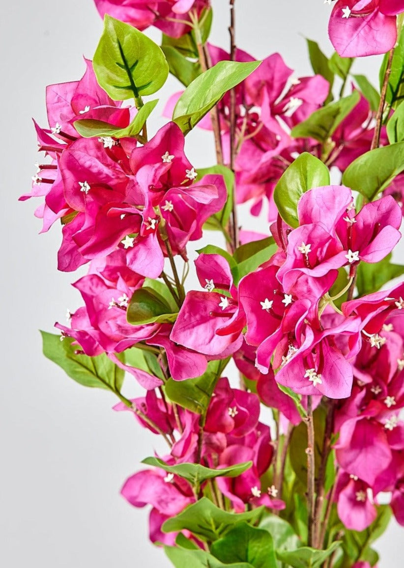 Fuchsia Faux Bougainvillea Hanging Bush - 43"