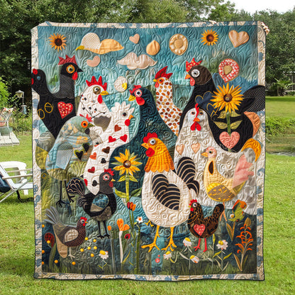 Feathered Garden Quilted Blanket NCU0TH868