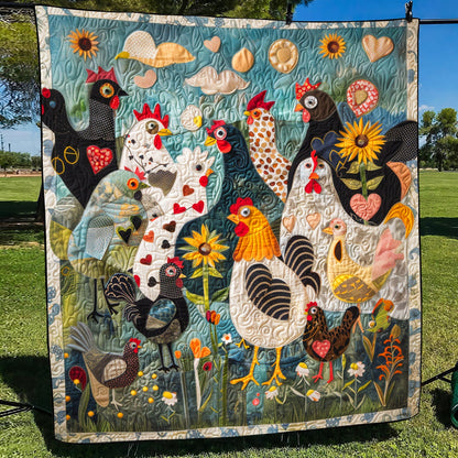 Feathered Garden Art Quilt Hanging NCU0TH1566