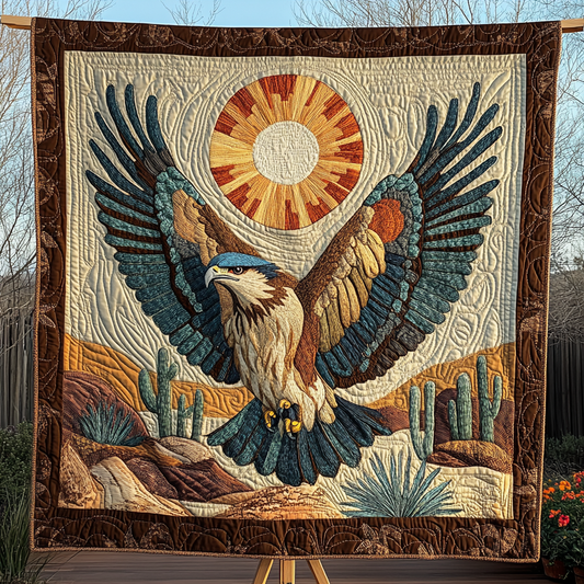 Feathered Vigil Quilted Blanket NCU0DK2325