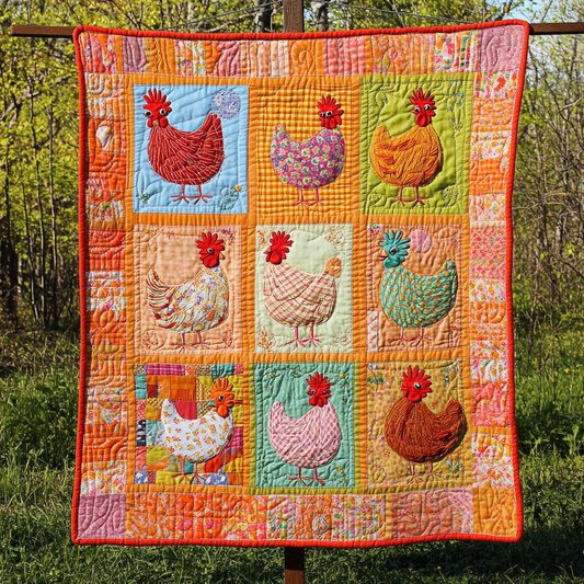 Feathers And Sunshine Quilted Blanket NCU0DK2919