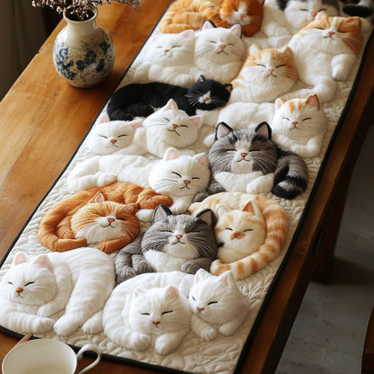 Feline Siesta Quilted Table Runner NCU0PT2728