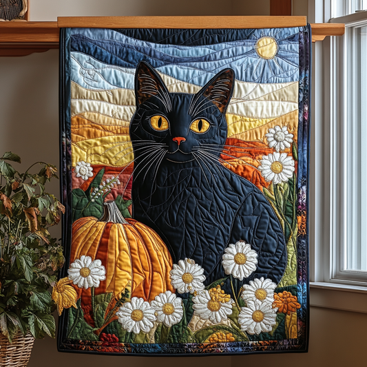 Feline Tapestry Quilted Blanket NCU0DV2553