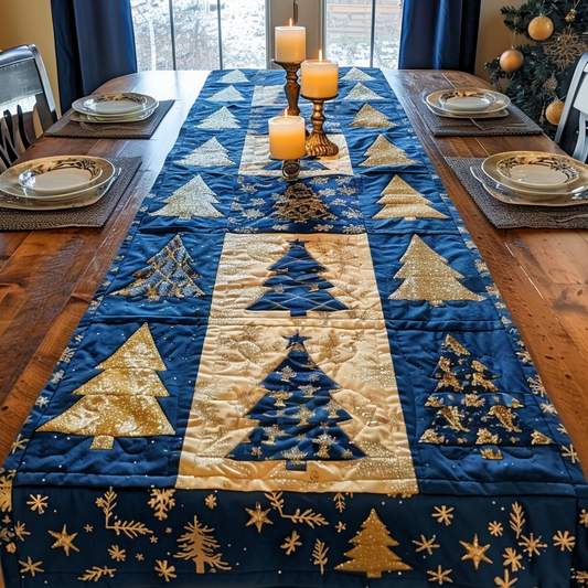 Festive Forest Delights Quilted Table Runner NCU0DV250