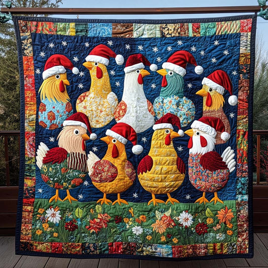 Festive Feathers Quilted Blanket NCU0NT1981