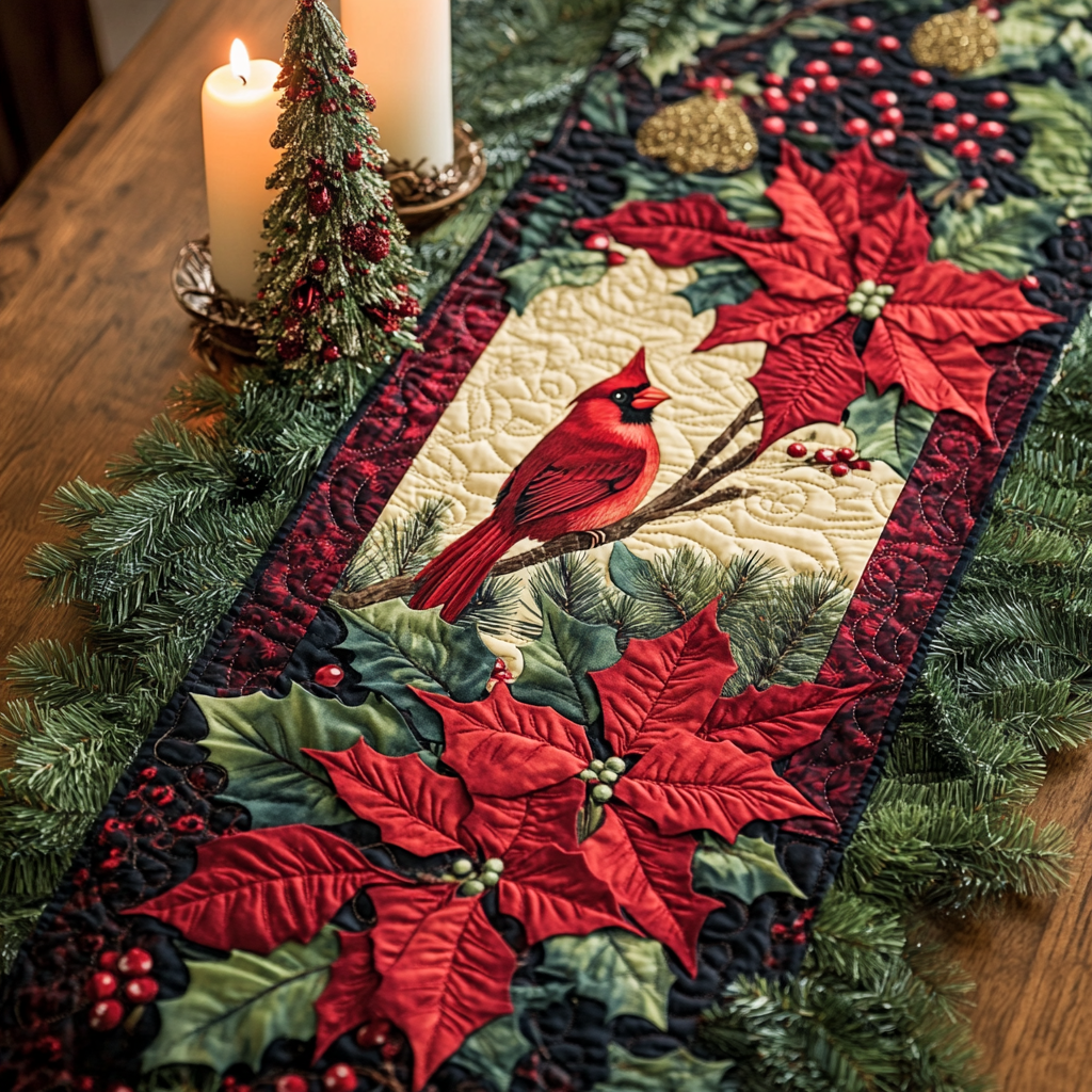 Festive Flight Quilted Table Runner NCU0VH091