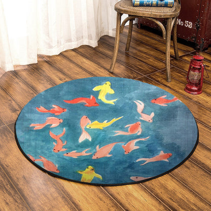 Fish HM1010056TM Round Area Rug