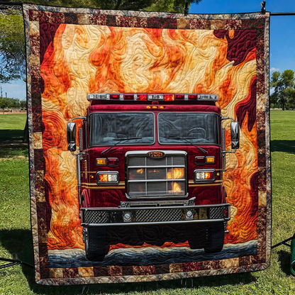 Flames of Courage Quilted Blanket NCU0VL680