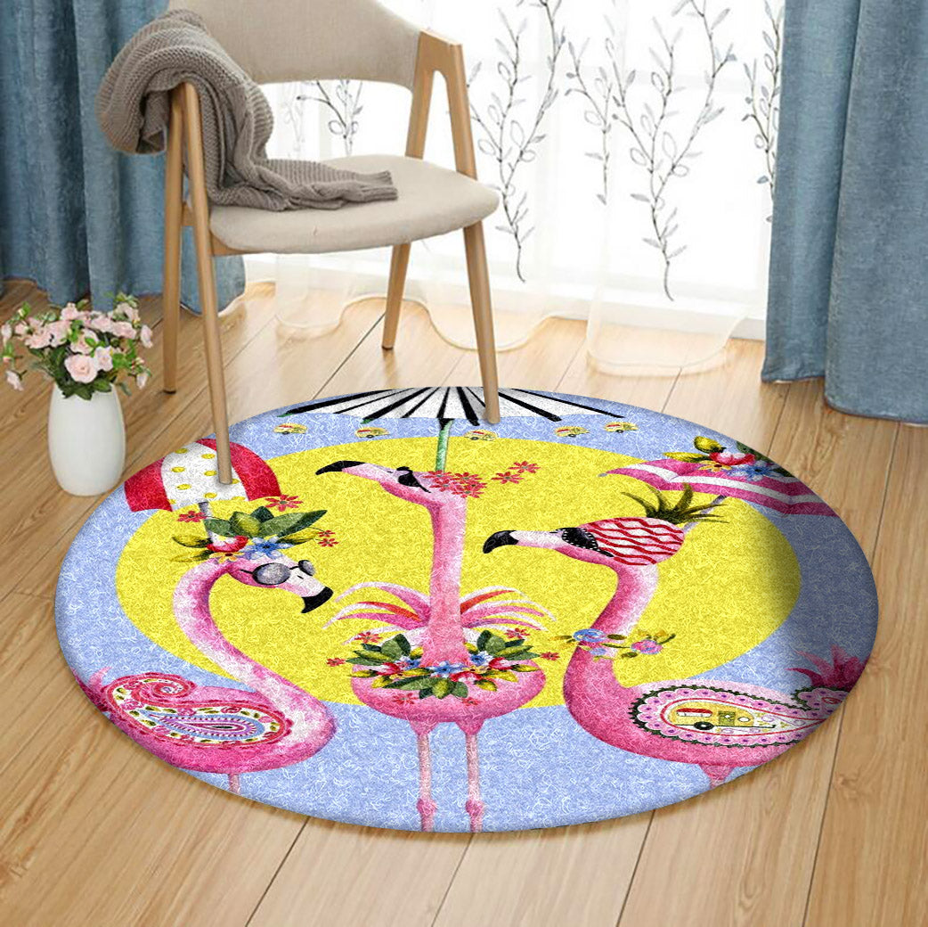 Flamingo NT230808RR Round Area Rug