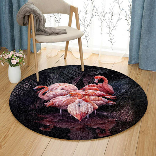 Flamingo QN020814A Round Area Rug