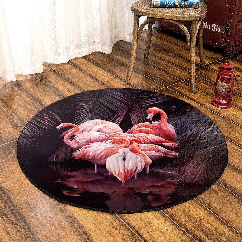 Flamingo QN020814A Round Area Rug