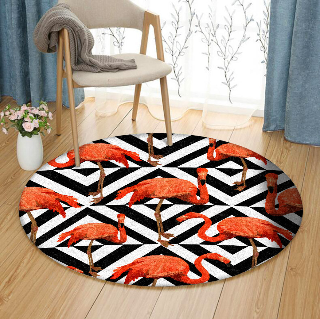 Flamingo QN090831 Round Area Rug