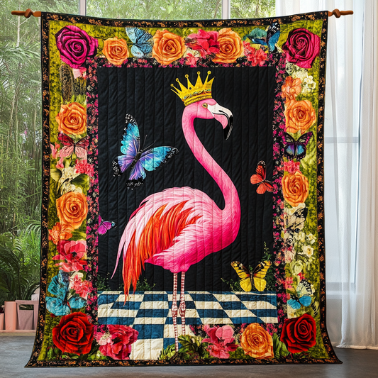 Flamingo Fantasy Quilted Blanket NCU0PD647