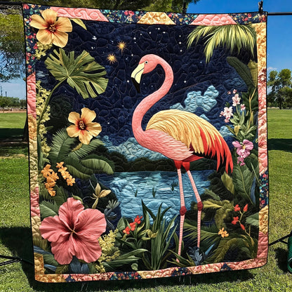 Flamingo Fantasy Quilted Blanket NCU0TH1400