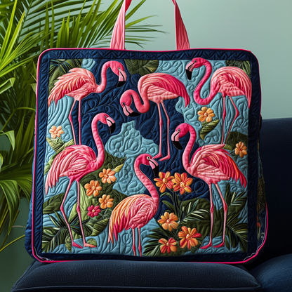 Bolso de mano acolchado Flamingo Paradise NCU0DV955