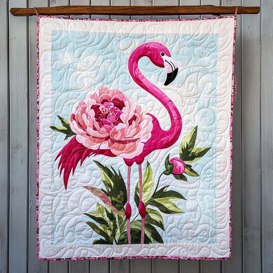 Flamingo Symphony Quilted Blanket NCU0NT345