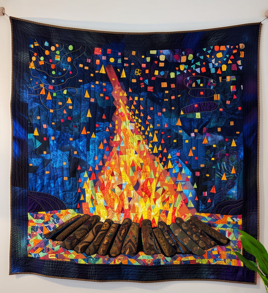 Flickering Flames Quilted Blanket NCU0PT059