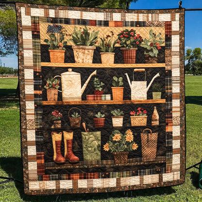 Flora & Fauna Quilted Blanket NCU0TH1436