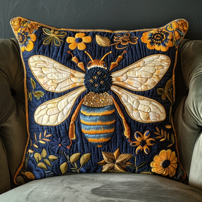 Bee Quilted Pillow Case NCU0VT21