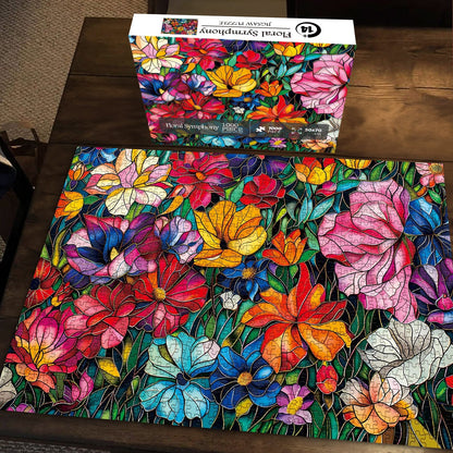 Floral Symphony Jigsaw Puzzle 1000 Pieces