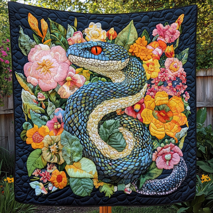 Floral Viper Quilted Blanket NCU0VH1841