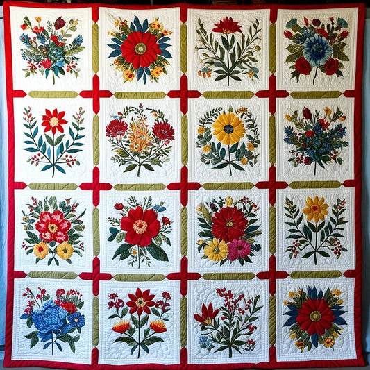 Flower NTA151024327 Quilt Blanket