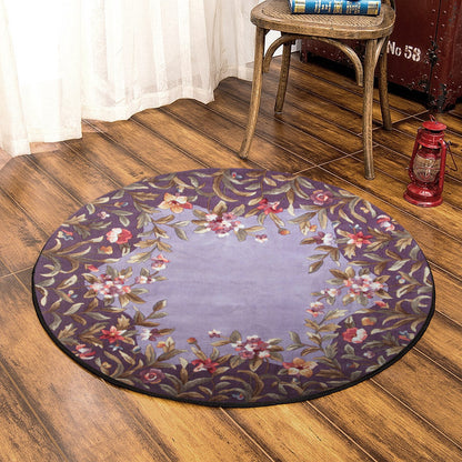 Flower Garden HM050911TM Round Area Rug