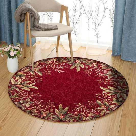 Flower Garden HM050912TM Round Area Rug