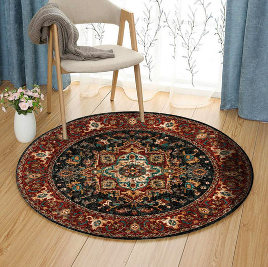 Flower HM1810050TM Round Area Rug