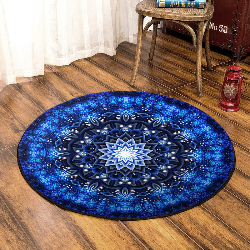 Flower HT310741T Round Area Rug