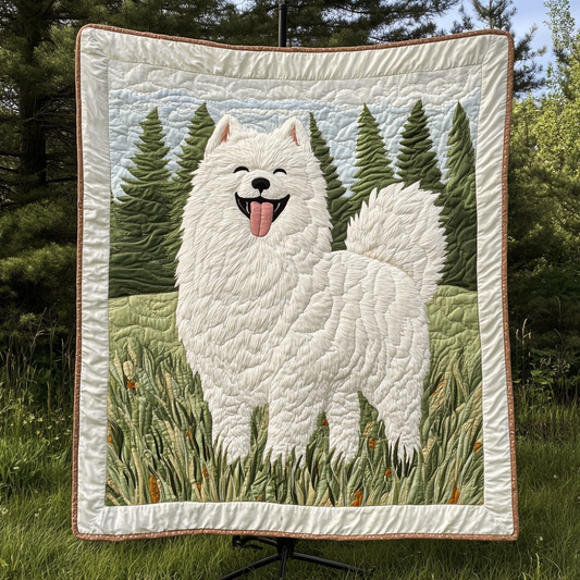 Fluffy Snow Paws Quilted Blanket NCU0DK1977