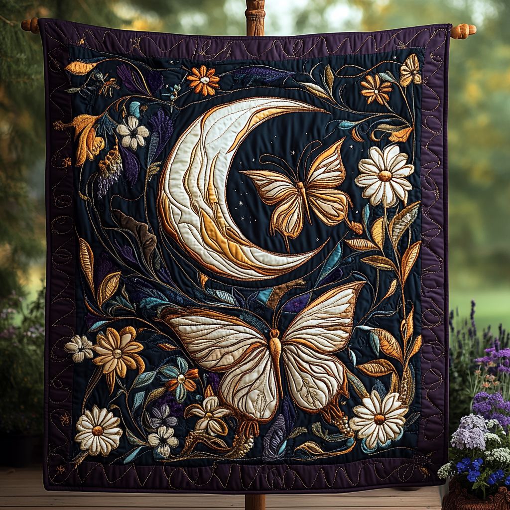 Fluttering Beauty Quilted Blanket NCU0DK2883