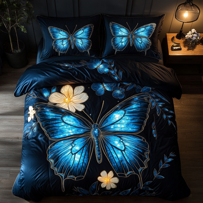 Fluttering Grace 3-Piece Quilted Bedding Set NCU0DK3018